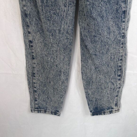 Chic VTG Y2K Acid Wash Pleated Front Denim Jeans Size 8* (0-2 SMALL)* Retro 80s - Picture 7 of 11